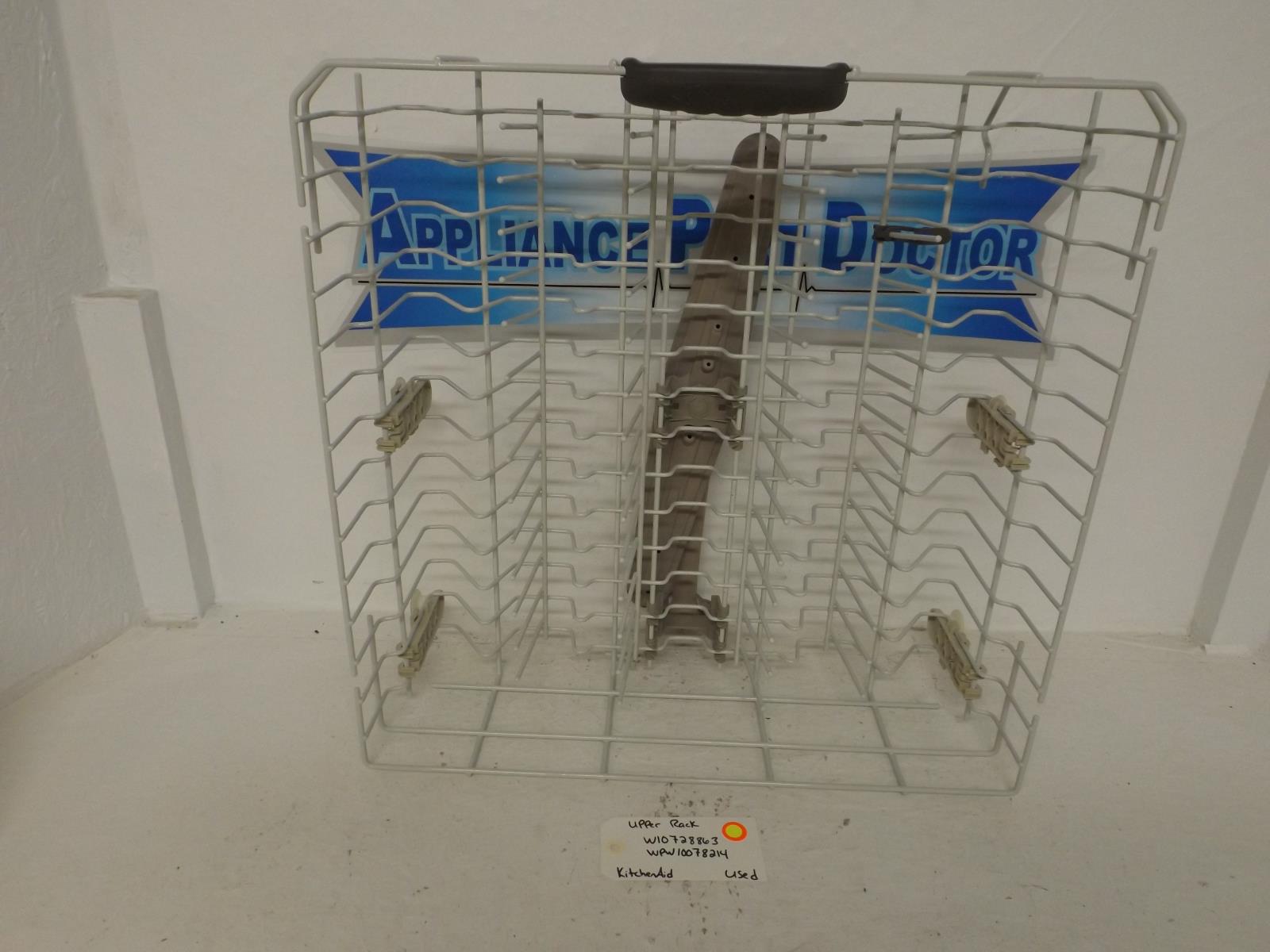 KitchenAid Dishwasher W10728863 WPW10078214 Upper Rack Used KitchenAid Dishwasher W10728863 WPW10078214 Upper Rack Used